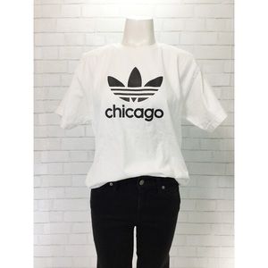 Adidas Originals Chicago White Trefoil Tee